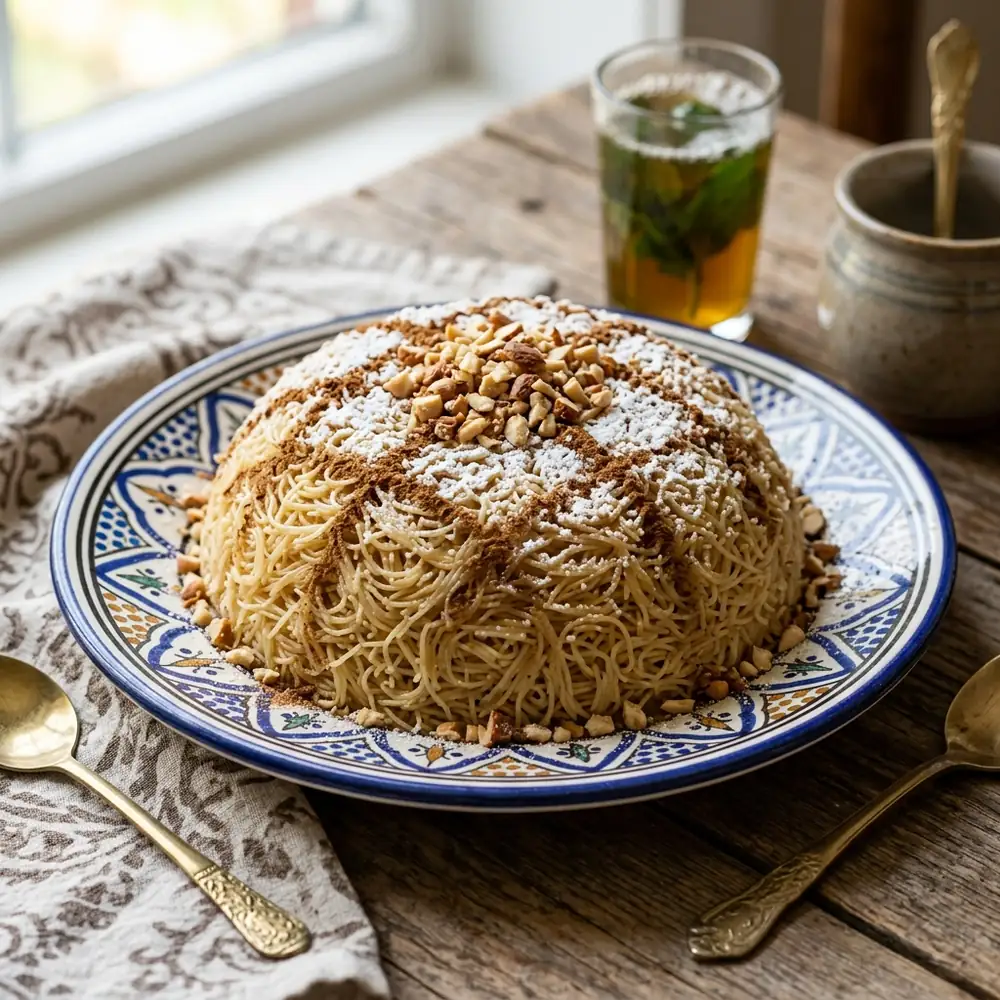 Chicken with Seffa (Vermicelli)