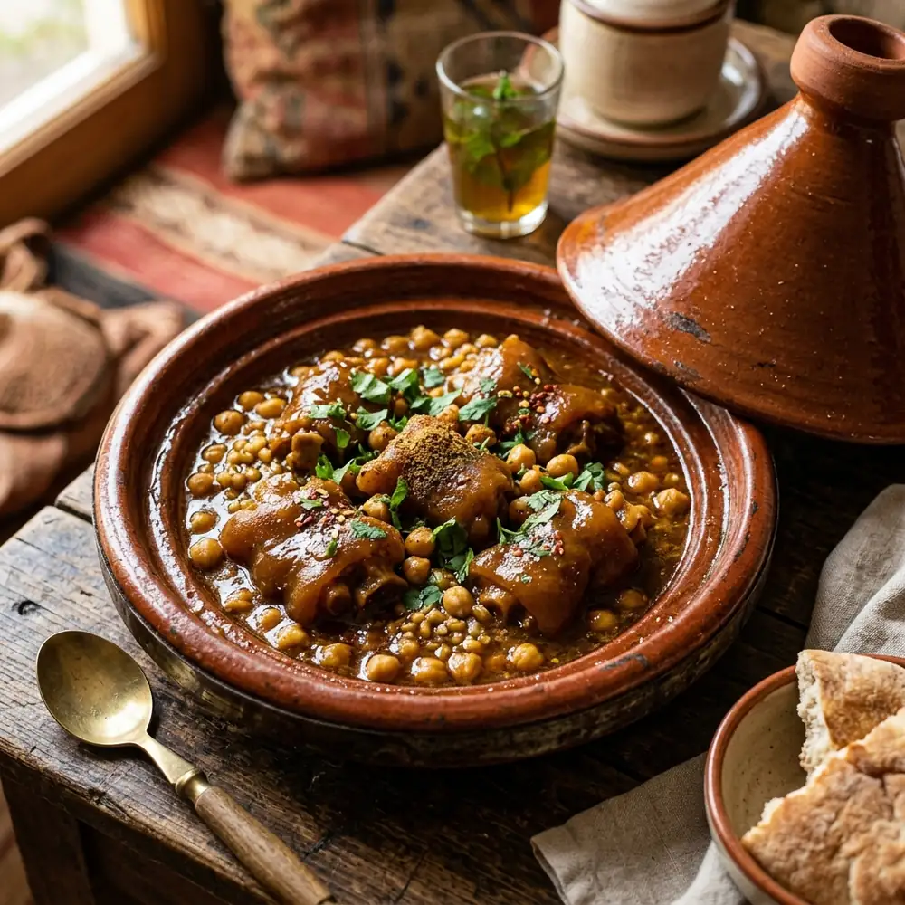 Keraaine (Trotters with Chickpeas)