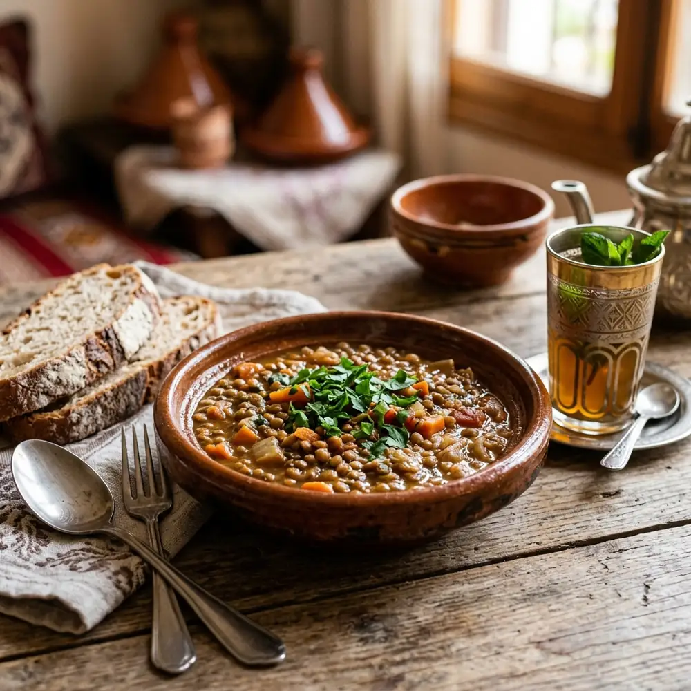 Addis (Moroccan Lentil Stew)